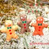 Filz Lebkuchenmann, Weihnachten Lebkuchen, Filz Lebkuchen, Baumschmuck