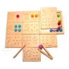Montessori counting boards 1-10 felt & wood