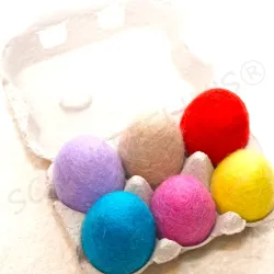 Easter eggs, felted eggs, Easter egg, XXL eggs