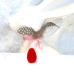 Ostereier 12er Set Filzeier Uni