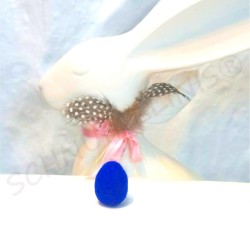 Ostereier 12er Set Filzeier Uni