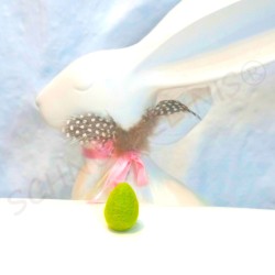 Ostereier 12er Set Filzeier Uni