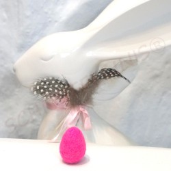 Ostereier 12er Set Filzeier Uni