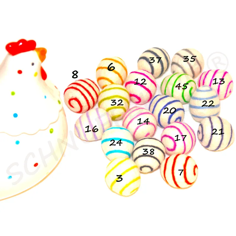 1pcs. oeufs de Pâques en spirale color