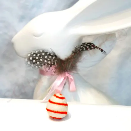 1pz. uova di Pasqua a spirale colorate, con e senza gancio