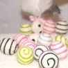 1pz. uova di Pasqua a spirale colorate, con e senza gancio