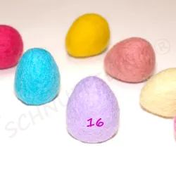 Felt Eggs 13uni colour 16...