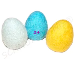 Œufs de Pâques, œufs en feutre, œufs en feutre, grands œufs