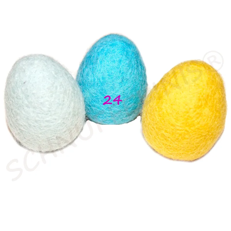 Uova di Pasqua, uova di feltro, uova di feltro, uova di Pasqua