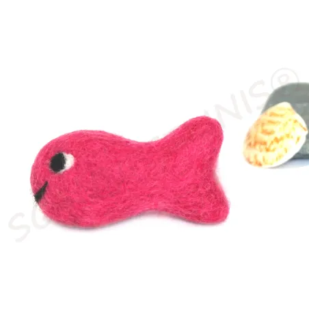 Filz Fische mit Gesicht, Montessori Baby Mobile, Baby Taufe Fische