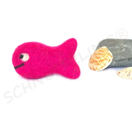 felt fish, Cat toy, felted fishes, Baby mobile, felt balls