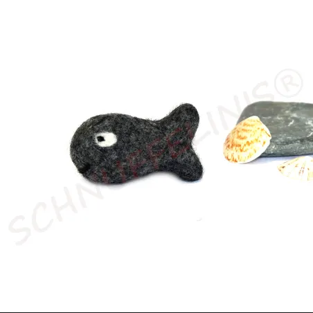 Filz Fische mit Gesicht, Montessori Baby Mobile, Baby Taufe Fische