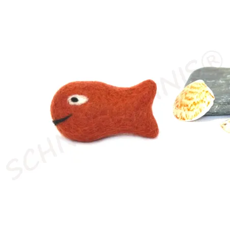 Filz Fische mit Gesicht, Montessori Baby Mobile, Baby Taufe Fische