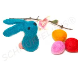 Easter bunny 1pcs. 27 teal...