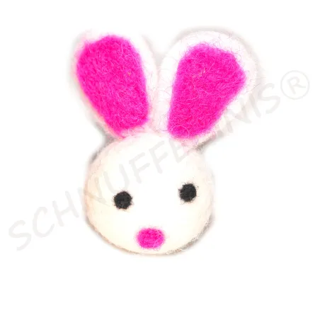 bunte Osterhasen, Hasen aus Filz, Filzeier, farbenfrohe Osterhasen