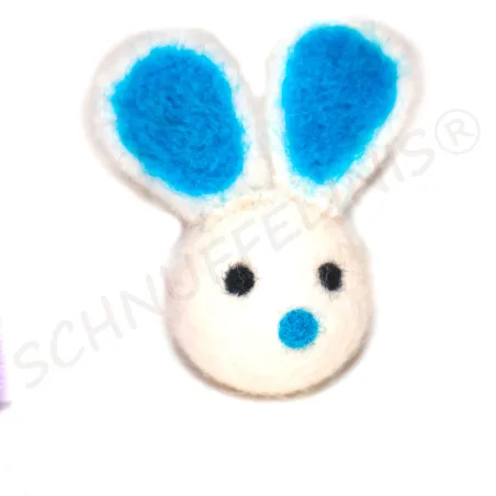 bunte Osterhasen, Hasen aus Filz, Filzeier, farbenfrohe Osterhasen
