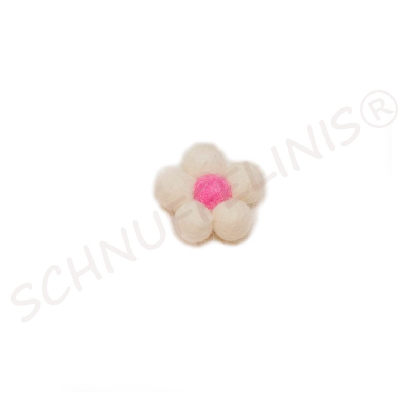 Filzkugeln Filzblumen