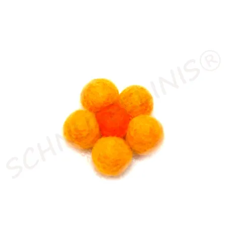 Felt flowers, felt ornaments,