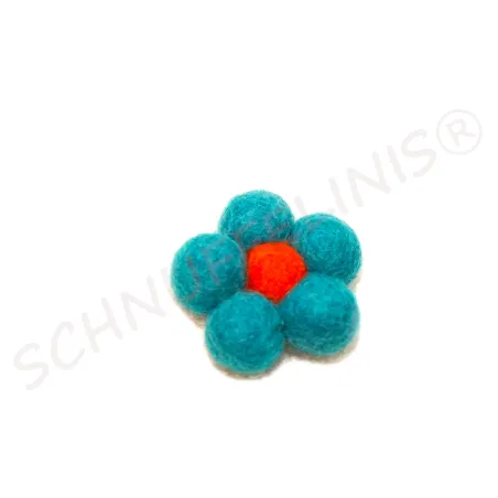 Felt flowers, felt ornaments,