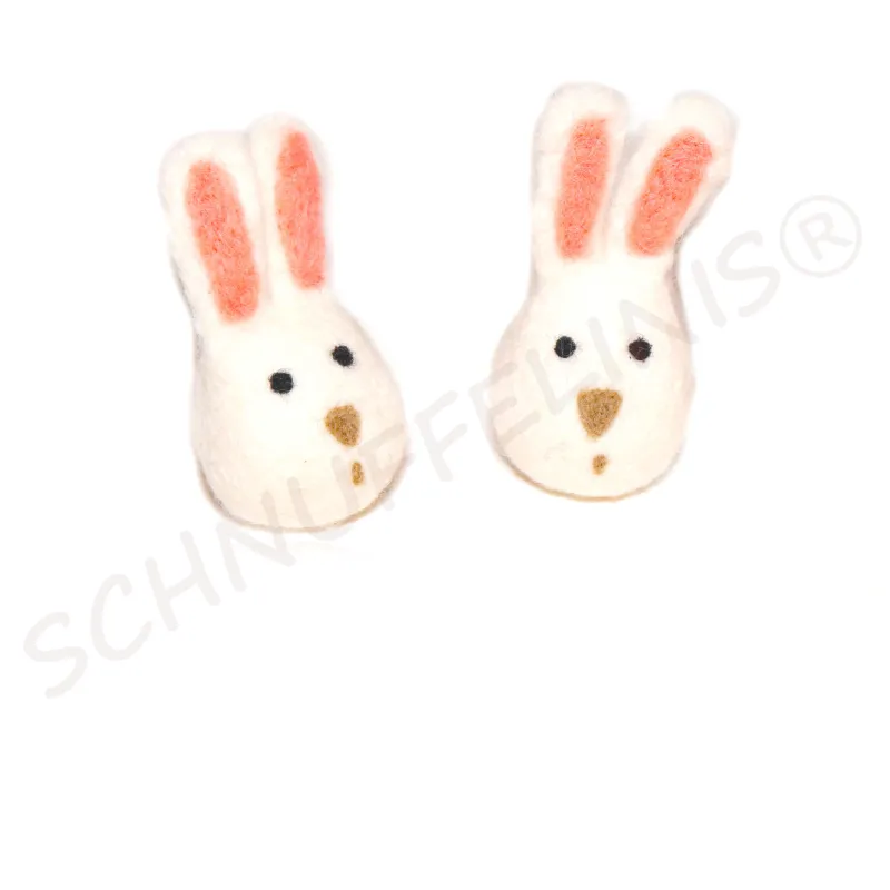 felt bunny, Easter chicken, felt balls rabbit & chicken, Easter decor