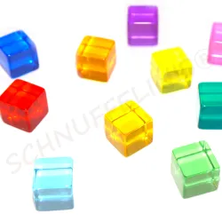 Light building blocks acrylic, colorful rainbow stones transparent