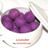 Filzkugeln 4 Größen Mix lila Rosatöne