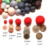 Filzkugeln mix, 3 verschiedene Grössen in einem Set, Dein Farbmix