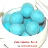 Pastell Filzkugeln Sets, 3 verschiedene Größen Set, sanfte Farben Filz