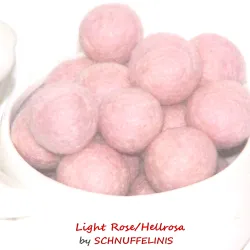 Pastell Filzkugeln Sets, 3 verschiedene Größen Set, sanfte Farben Filz