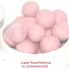Pastell Filzkugeln Sets, 3 verschiedene Größen Set, sanfte Farben Filz