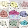 Pastell Filzkugeln Sets, 3 verschiedene Größen Set, sanfte Farben Filz
