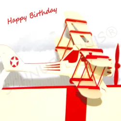 Birthday Card for Men, Airplanes in the Belly, Money Gifts Boys