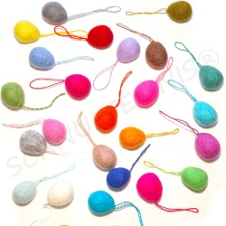 Felt Easter eggs 10pcs. Schnuffelinis