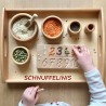 Zahlentafel Holzbrett 1bis 10