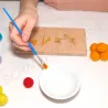 Flachborstenpinsel für Kinder, Montessori Pinsel, Wasser Bilder malen