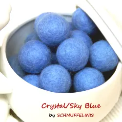 bunte Filzkugeln, Regenbogen Filzbälle Größen Mix, Montessori
