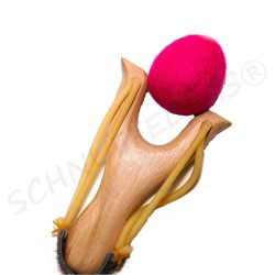 Holzschleuder mit Ostereier XXL Filzeier