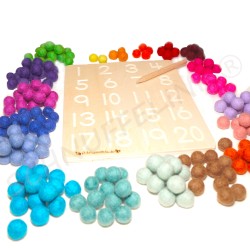 Montessori Alphabet & Zahlentafel 2in1