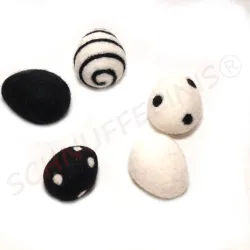 Œufs de Pâques en feutre, mélange noble de béton, Œufs de Pâques