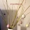 Œufs de Pâques en feutre, mélange noble de béton, Œufs de Pâques
