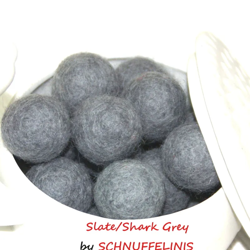 felt balls XXL, pom poms, wool beads, felt balls 2,36", felt beads