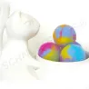 palline di feltro marmorizzate fatte a mano, Palliene di multicolore