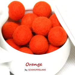 copy of Felt balls - 07 orange