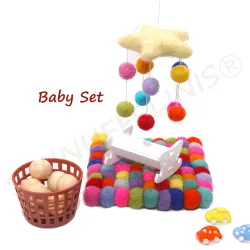 Miniature Baby set tomte