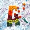 felt balls fillable initial A-Z letters
