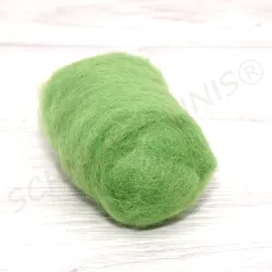 Felt DIY Kit, Starter set, felting, green felting wool, Waldorf wool