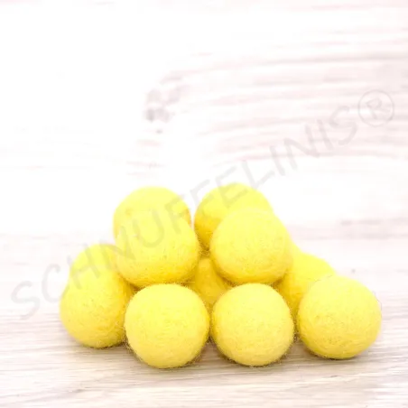 Gomitoli di feltro, Le palle di feltro