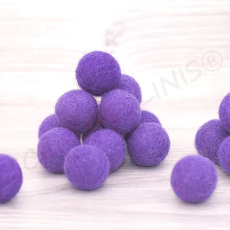 Filz Filzkugeln, Wolle Pompoms, Schmuckperlen, Montessori Baby Mobile
