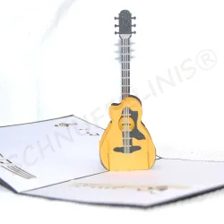 Guitare pour cartes de vœux 3D