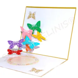 Butterfly 3D popup card